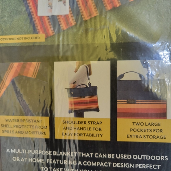 💙🧡PENDLETON PACKABLE BLANKET PICNIC MATT [NWT]💙🧡Grand Canyon Multi - Picture 11 of 14